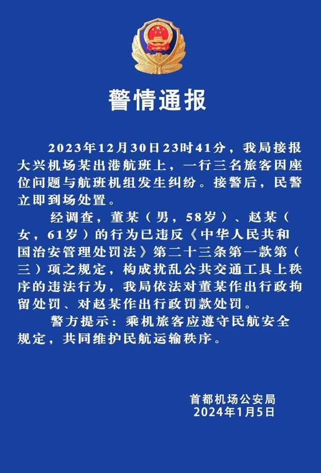 警方通报，维护公共秩序，任何侵扰行为决不容忍！