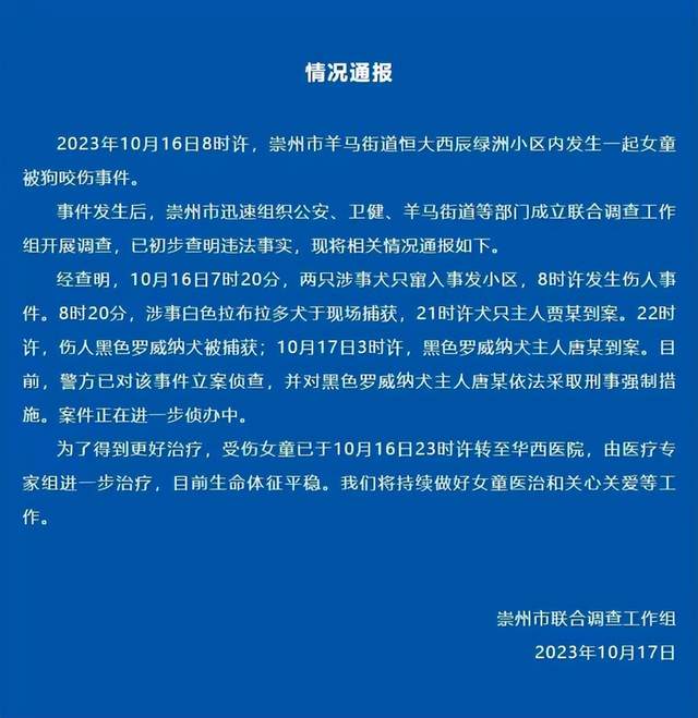 西安男童被恶犬咬伤事件引发反思与行动