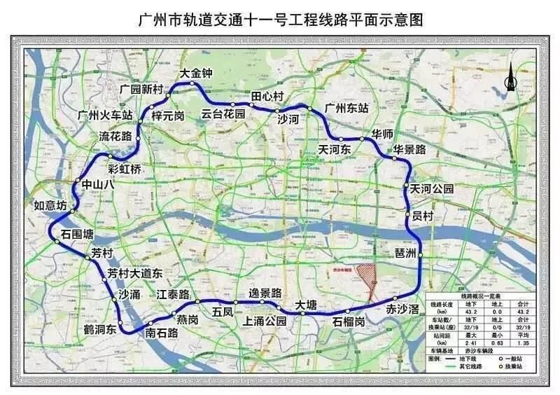 广州地铁11号线开通，城市脉络再延伸